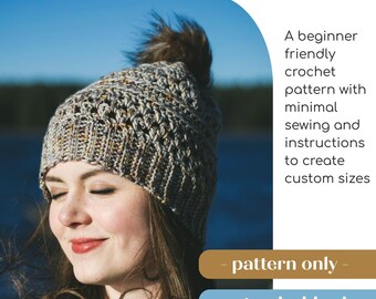 The Great Canadian Beanie Crochet Toque | **Crochet Pattern**