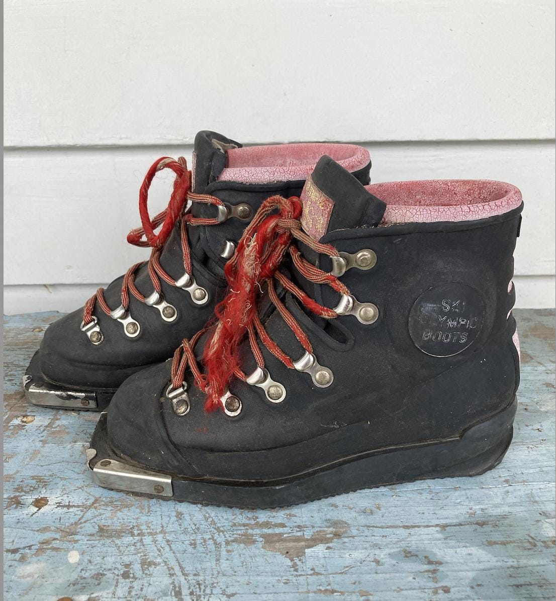 Antique ski boots - Etsy 日本