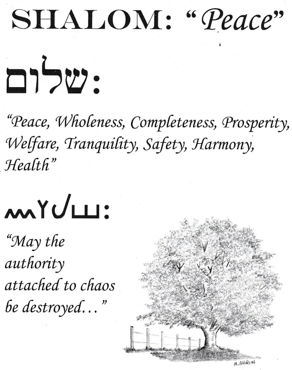 Shalom Hebrew Language Peace Christian Tote Bag Shalom Hebrew Language Peace Christian Tote Bag