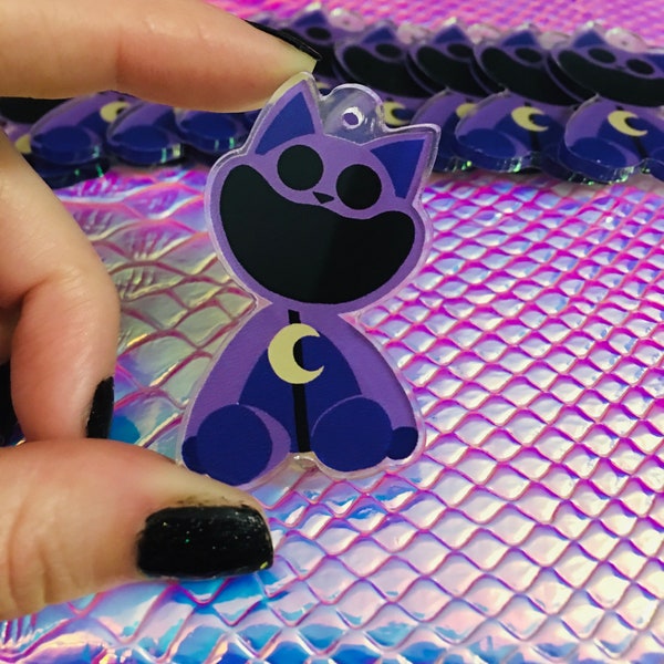 CatNap Acrylic Charm [fanart] - Poppy Playtime Smiling Critters