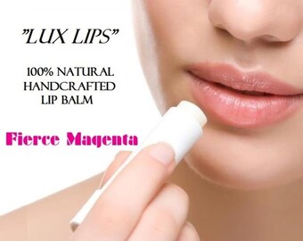 Natural Lip Balm - Lux Lips - Cruelty Free - Paraben Free - Gluten Free - Handmade - Fresh