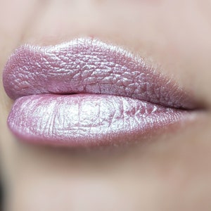 Pink Mirage -  Light/Pale Frosty / Frosted Shimmer Pink Creamy Lipstick - Natural Gluten Free Fresh Handmade