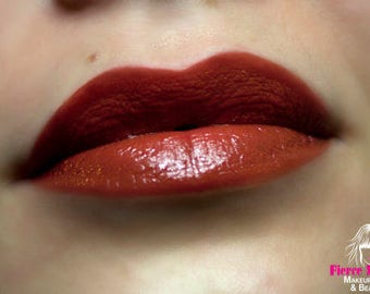 Brick - Red Brown Lipstick - Natural Gluten Free Handmade Cruelty Free