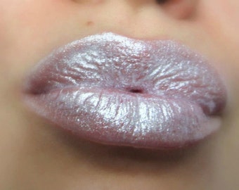 BeDazzled - Pearlescent White Shimmer Glitter Lip gloss Vegan - Gluten Free - Fresh - Handmade Cruelty Free