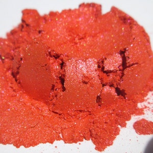 Orange Surprise Soft Orange with pink undertone/shine Eye Shadow Natural Mineral image 2