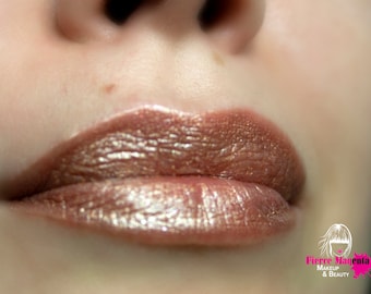 Golden Sandstone - Bronze/Gold Creamy Lipstick - Natural - Gluten Free - Fresh - Handmade
