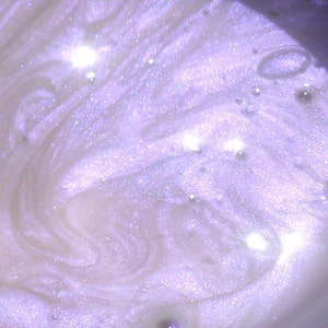 Luna Violet Clear / Sheer / Opalescent Lip Gloss With Violet Shine Vegan Gluten Free Fresh Handmade Cruelty Free image 3