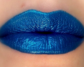 Risqué - Blue Creamy Lipstick - Natural Gluten Free Fresh Handmade