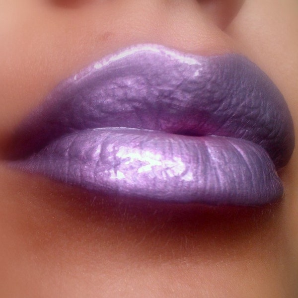 Glamour - Purple / Lilac With Smoky Pink Undertone Lip gloss - Vegan - Gluten Free - Fresh - Handmade Cruelty Free