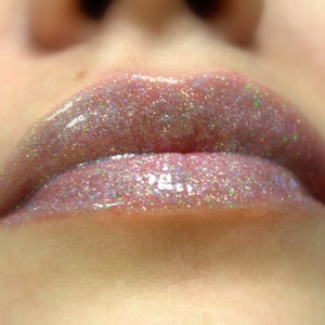 Starburst Holographic Clear Glitter Lipgloss image 1