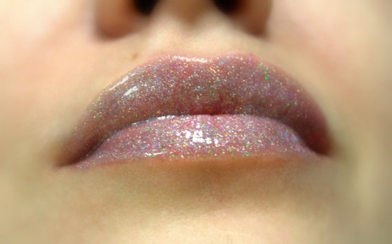 Holographic Clear Glitter Lipgloss - Etsy