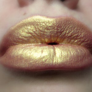 Golden Peach Duochrome Golden with Pink Undertone Lip Gloss Vegan Gluten Free Fresh Handmade Cruelty Free 画像 2