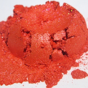 Orange Surprise Soft Orange with pink undertone/shine Eye Shadow Natural Mineral image 1