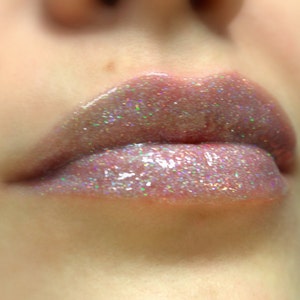 Starburst Holographic Clear Glitter Lipgloss image 2