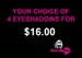 GET 4 EYESHADOWS of your choice for USD16 - Natural - Mineral- Promotion - Sale - Special Offer 