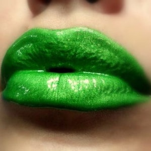 Poison Ivy - Bright Green Lip gloss Vegan - Gluten Free - Fresh - Handmade Cruelty Free