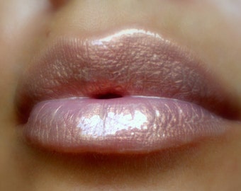 Luna Orange - Clear / Sheer / Opalescent Lip Gloss With Copper - Orange Shine / Shimmer - Vegan - Gluten Free - Fresh Handmade Cruelty Free