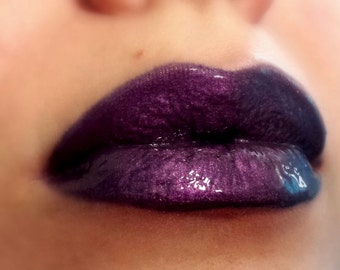 Brave - Dark Purple / Eggplant Lip Gloss - Vegan - Gluten Free - Fresh - Handmade Cruelty Free