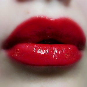 La Flamme - Red Lip Gloss - No Shimmer - Vegan - Gluten Free - Fresh - Handmade Cruelty Free