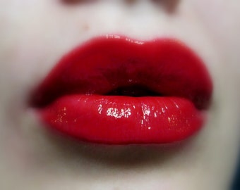 La Flamme - Red Lip Gloss - No Shimmer - Vegan - Gluten Free - Fresh - Handmade Cruelty Free