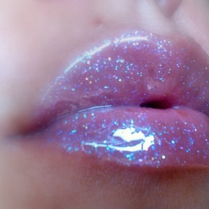 Diamond Cluster Clear Lipgloss with Glitters image 1