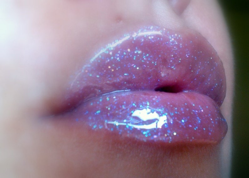 Diamond Cluster Clear Lipgloss with Glitters image 1