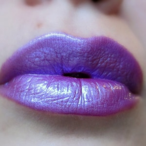 Rave - Purple / Blue Duochrome Lip gloss - Vegan - Gluten Free - Fresh - Handmade Cruelty Free