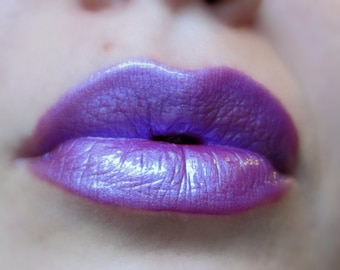 Rave - Purple / Blue Duochrome Lip gloss - Vegan - Gluten Free - Fresh - Handmade Cruelty Free