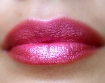 Temptation -  Pink Coral Lipstick - Natural Gluten Free Fresh Handmade