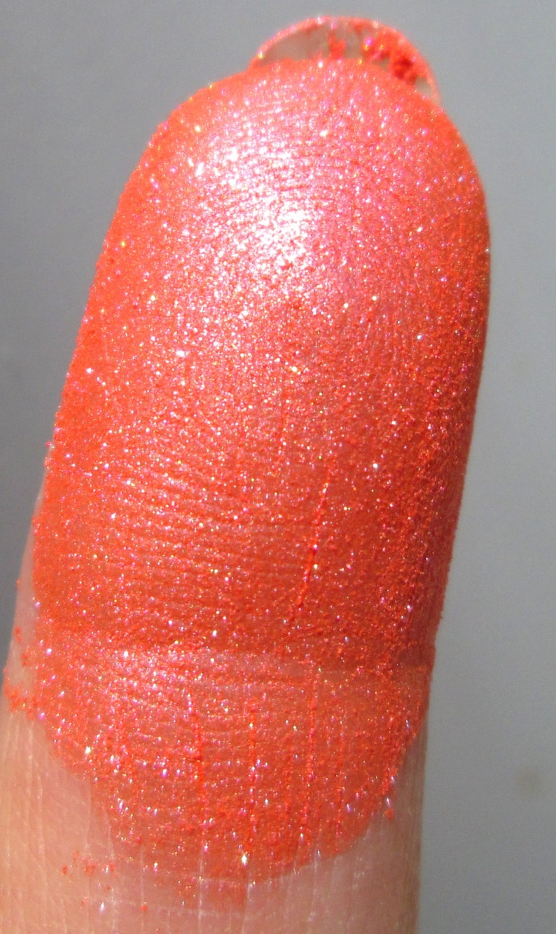 Orange Surprise Soft Orange with pink undertone/shine Eye Shadow Natural Mineral image 4