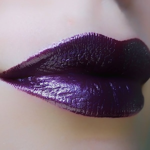 Lilith - Dark Purple Creamy Lipstick - Natural Gluten Free Fresh Handmade Cruelty Free Stain