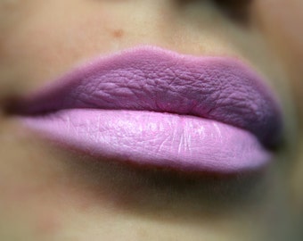 Cotton Candy - Pink Flat No Shimmer Creamy Lipstick - Natural Gluten Free Handmade Cruelty Free DIY