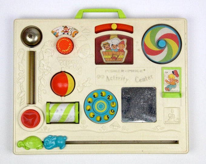 Vintage Fisher Price Cot Activity Centre and Etsy