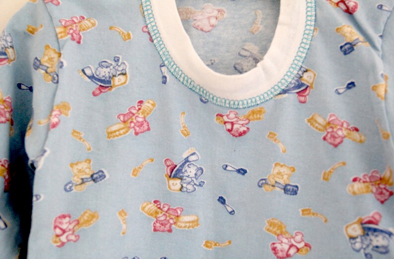 Vintage Long Sleeve Cotton Top 69 Months Etsy UK