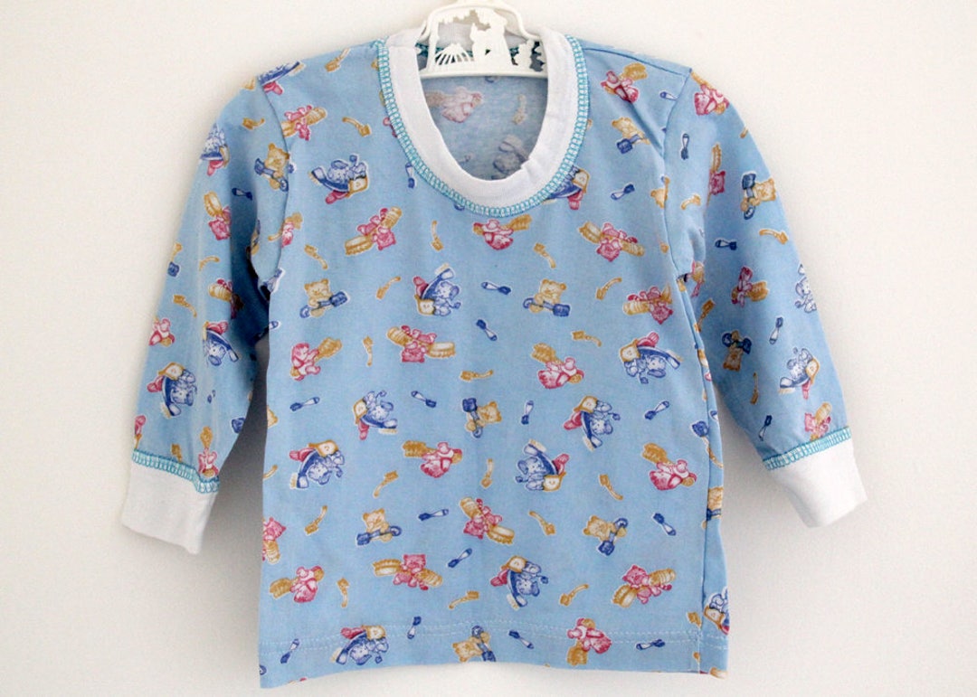 Vintage Long Sleeve Cotton Top 69 Months Etsy UK