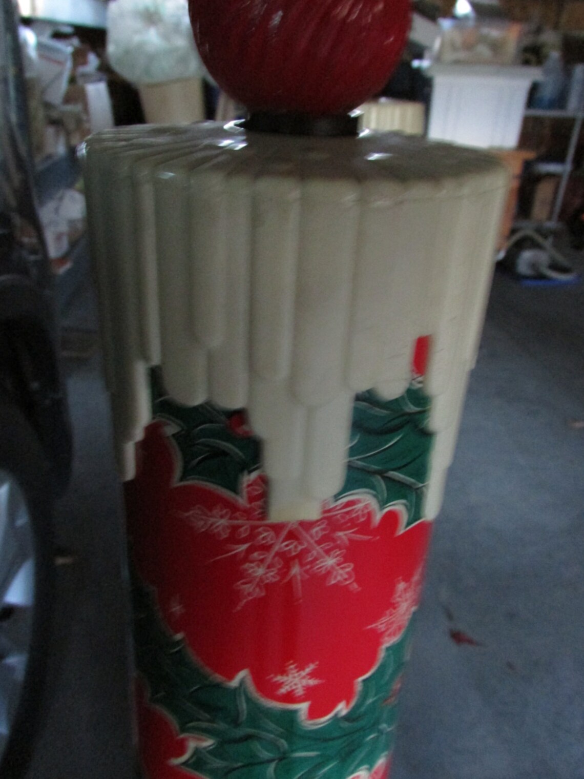 RARE Poloron Christmas Candles Metal Candles Lighted Outdoor Etsy