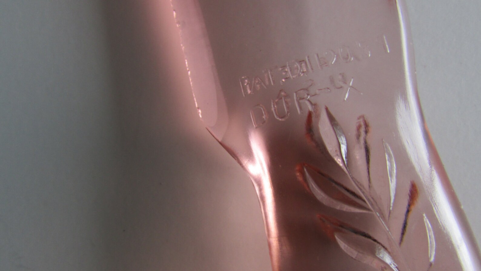 Pink Depression Glass Cake Knife Glass Knife Pink Wedding Etsy