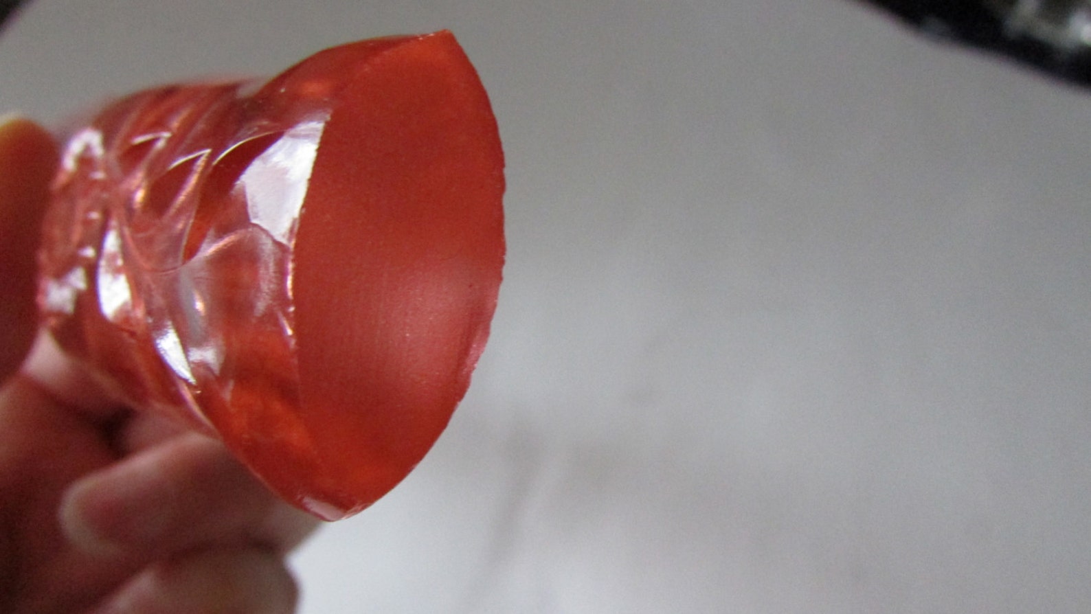 Pink Depression Glass Cake Knife Glass Knife Pink Wedding Etsy