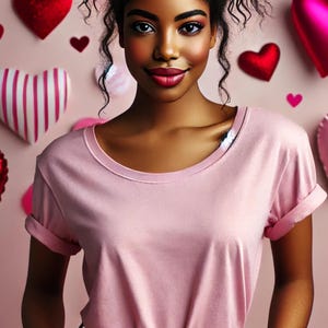 Valentine's Day Shirt Mock Ups for crafters and Tshirt valentines day design