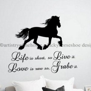 Cheval Sticker Cheval Cheval Citation Sticker Citation Etsy France
