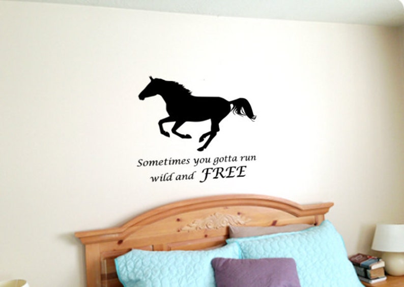 horse decal horse quote decal horse wall decal horse | etsy