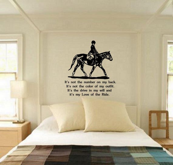Horse Decal Horse Quote Decal Horse Wall Decal Horse Etsy
