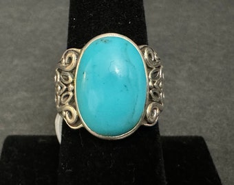 Immaculate Sterling Silver Marked 925 Ring. Size is 7.