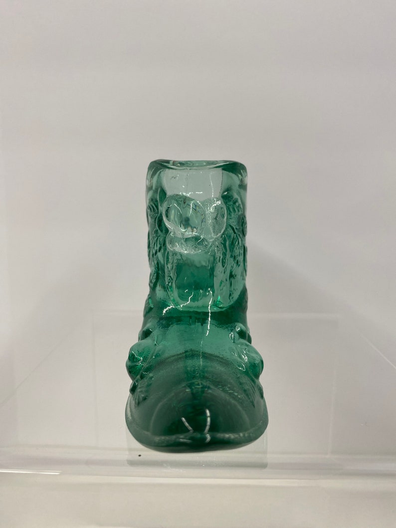 Fenton Turquoise Cabbage Rose Slipper #835