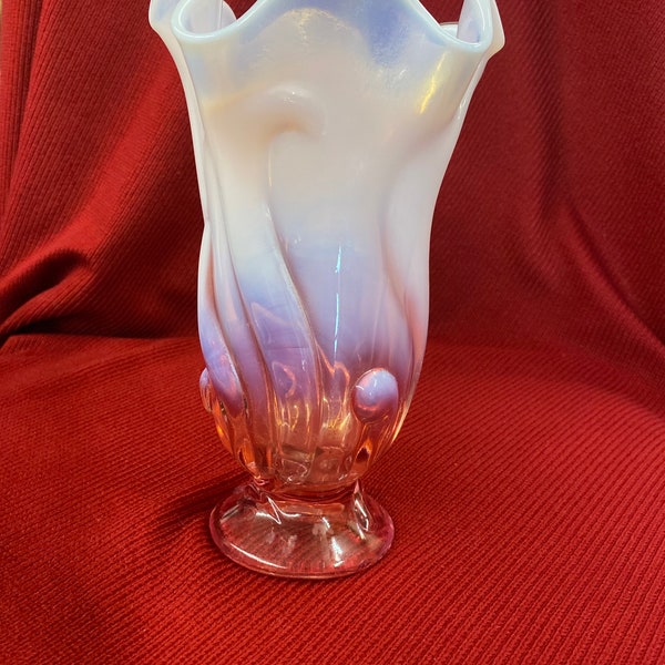 Fenton Handkerchief Vase Etsy