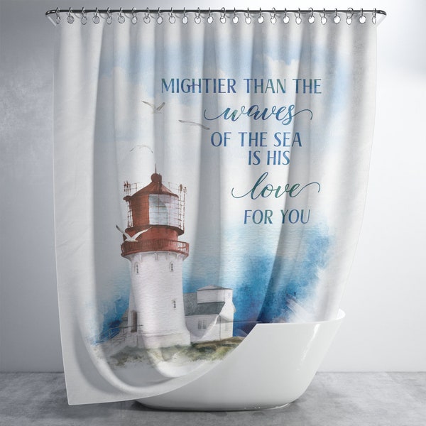 Quote Shower Curtain - Etsy