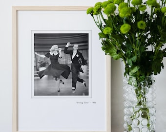 Ginger Rogers & Fred Astaire Print – "Swing Time" (Unframed)