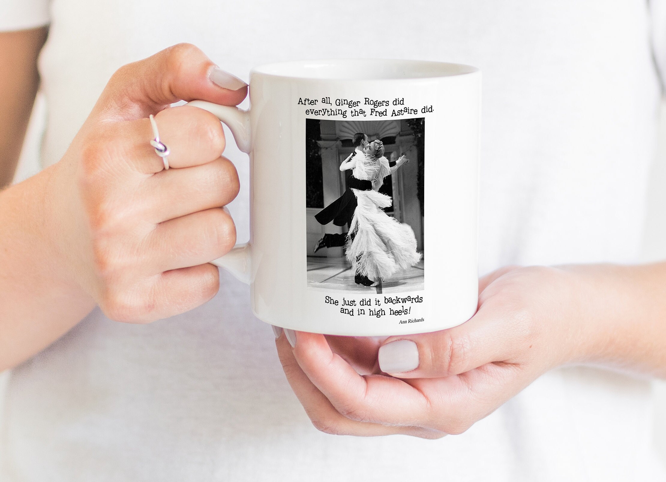 Ginger Rogers mug Ginger Rogers did everything that Etsy