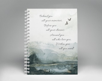 Inspirational Quote Spiral Notebook - Ruled Line Journal