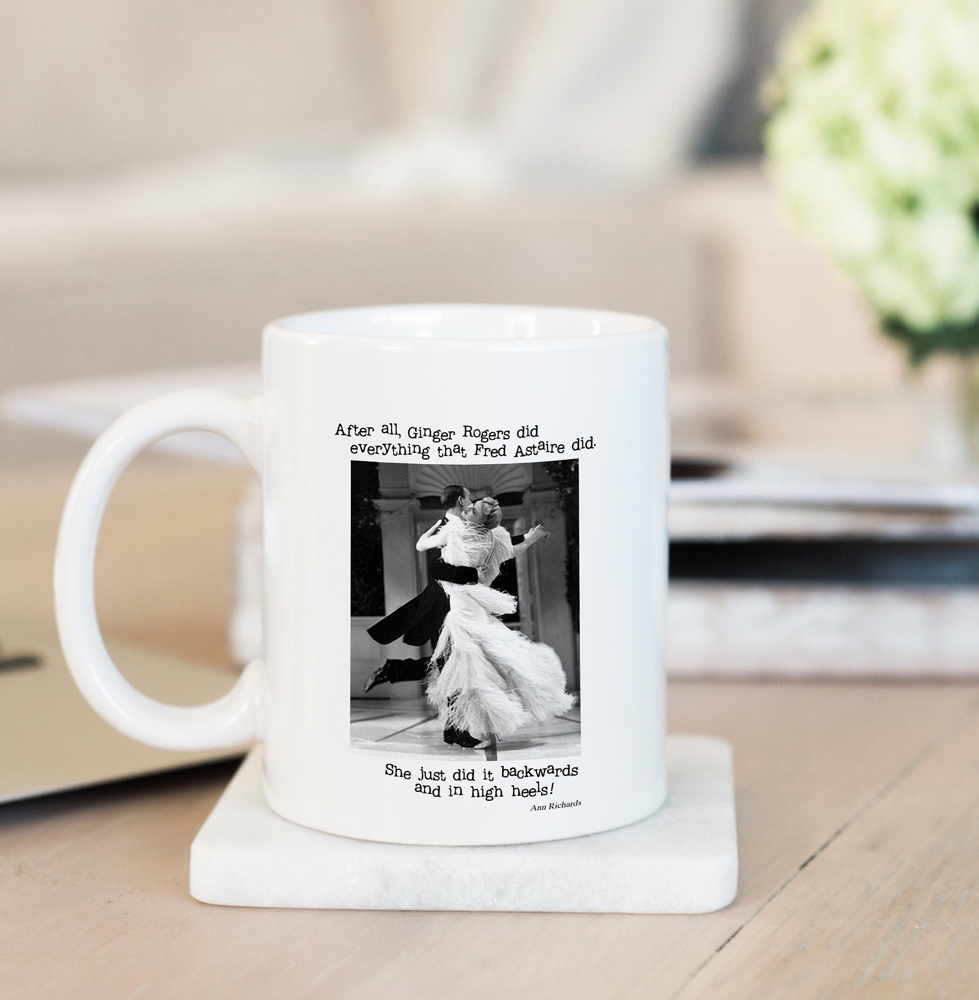 Ginger Rogers Mug ginger Rogers Did Everything That Fred Etsy